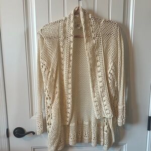 cream color sweater